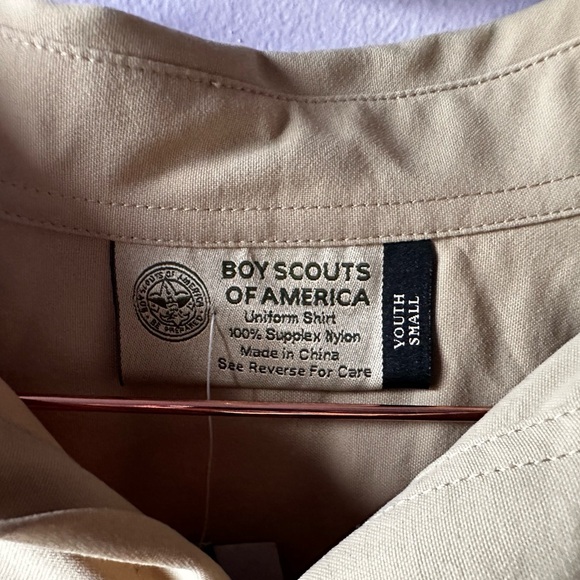 NWT Boy Scouts of America Long Sleeve Uniform Shirt Size S - Picture 11 of 14